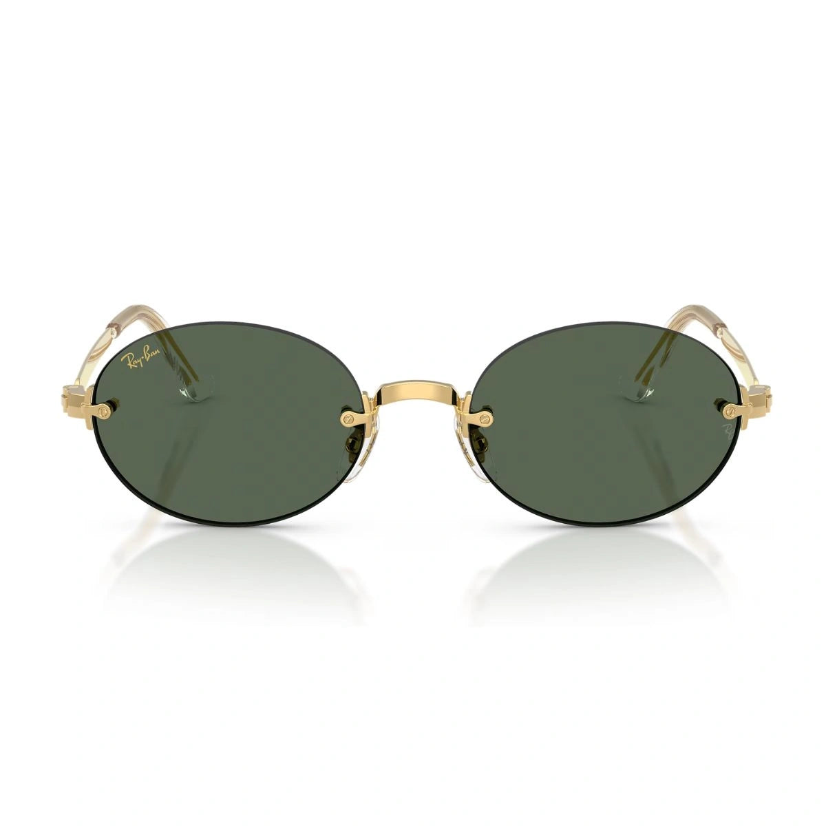 Latest Ray-Ban A$AP RB3929 001/71 Arista Gold Oval Sunglasses for Unisex