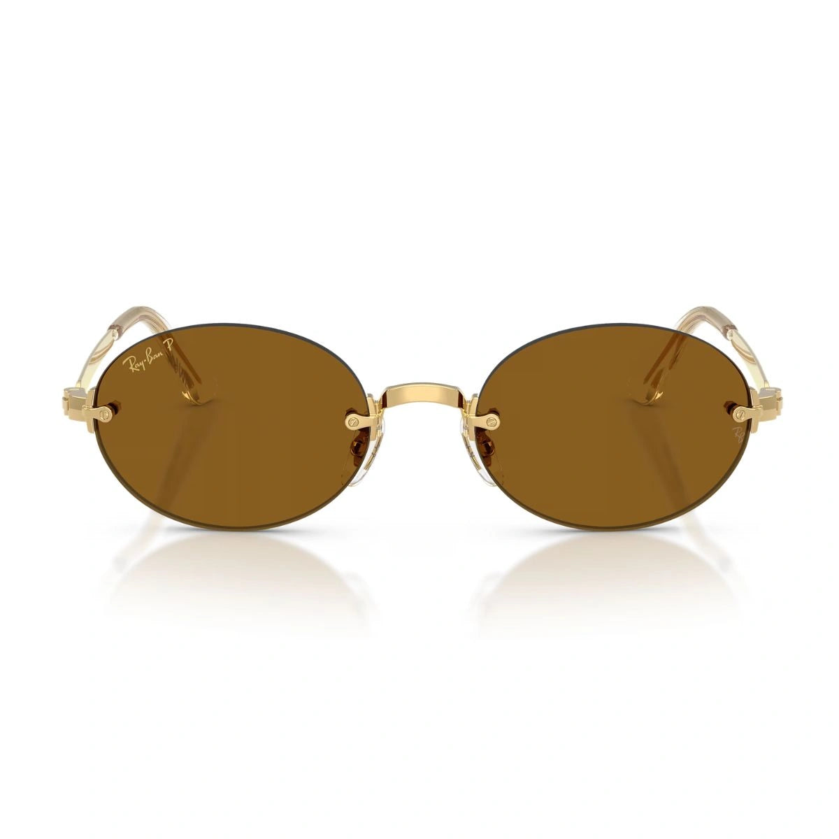 Premium Ray-Ban A$AP RB3929 001/83 Oval Brown Lens Goggles for Everyday Wear