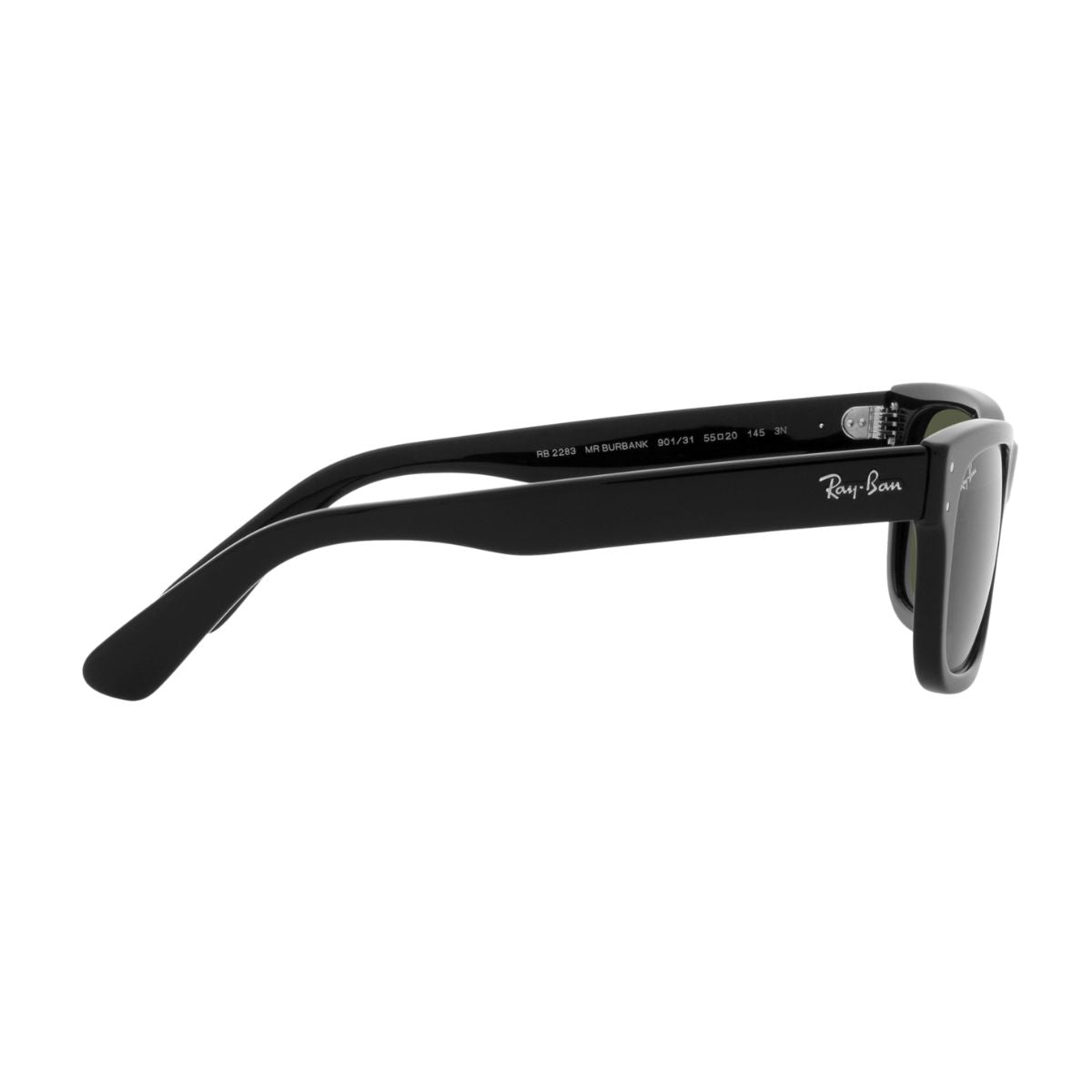 Ray-Ban RB2283 black full-rim sunglasses with UV lenses