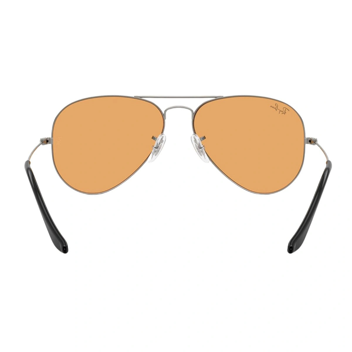 RayBan RB3025 premium aviator eyewear with scratch-resistant orange lenses