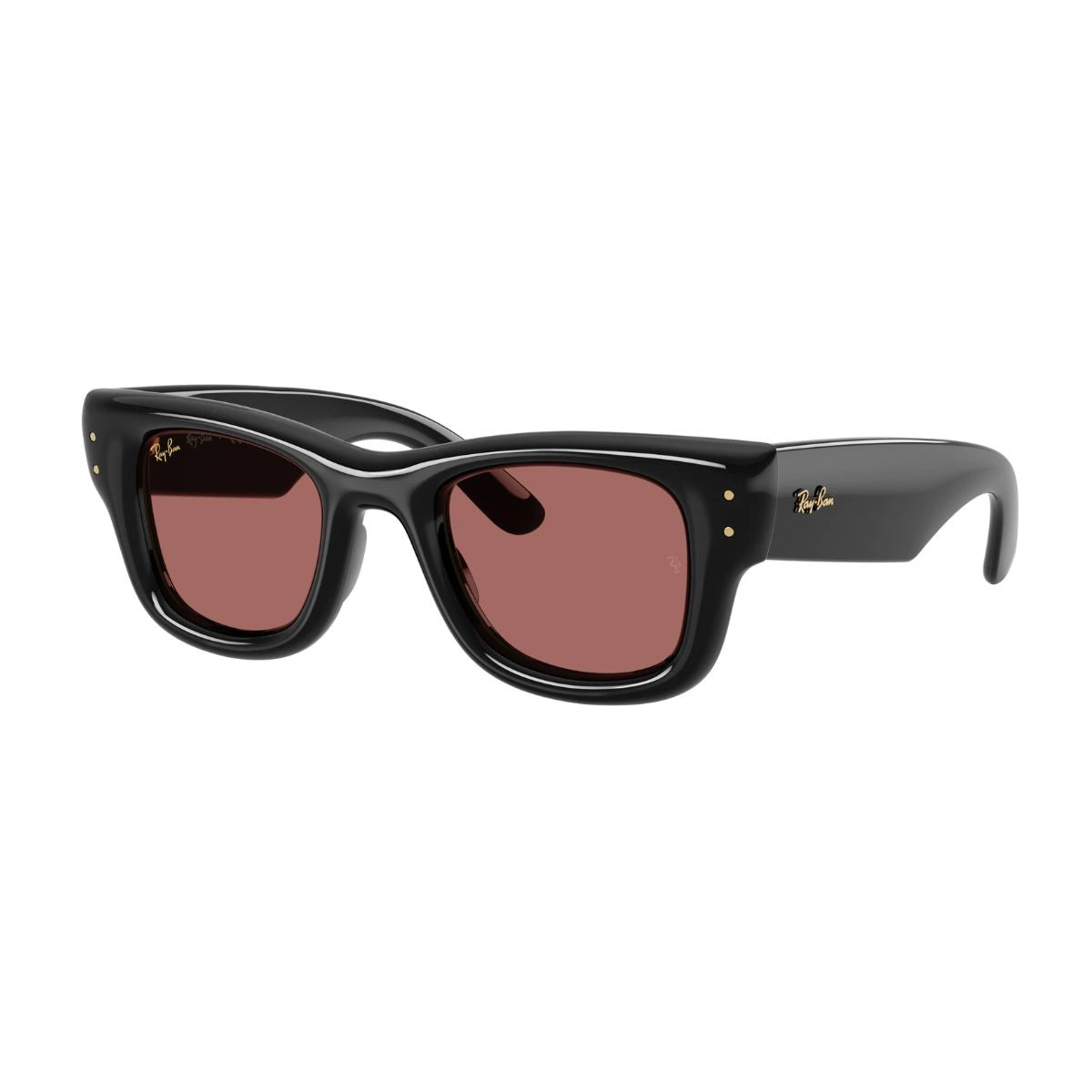 RayBan A$AP Wayfarer Puffer Stylish Black Shades for Men and Women Online