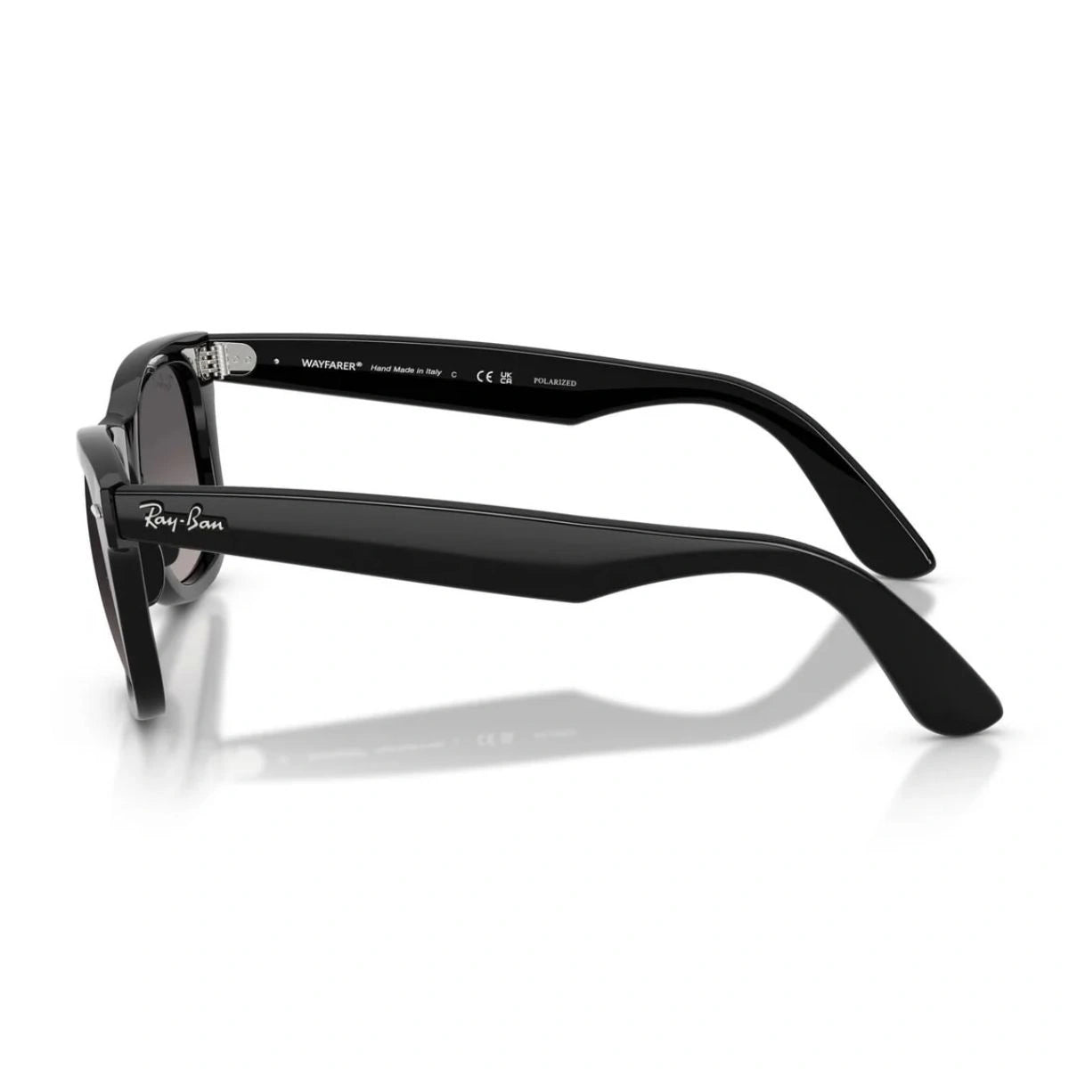 Black full-rim Ray-Ban Wayfarer sunglasses RB4340