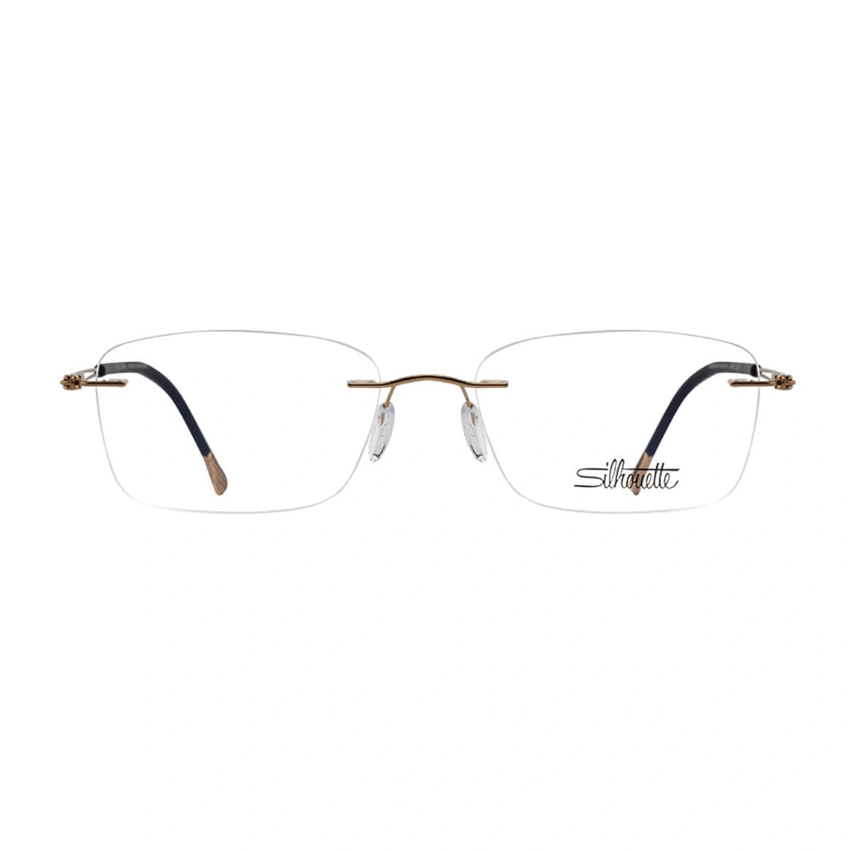 Original Silhouette 5521 AV 7530 rimless titanium rectangle eyeglasses for unisex