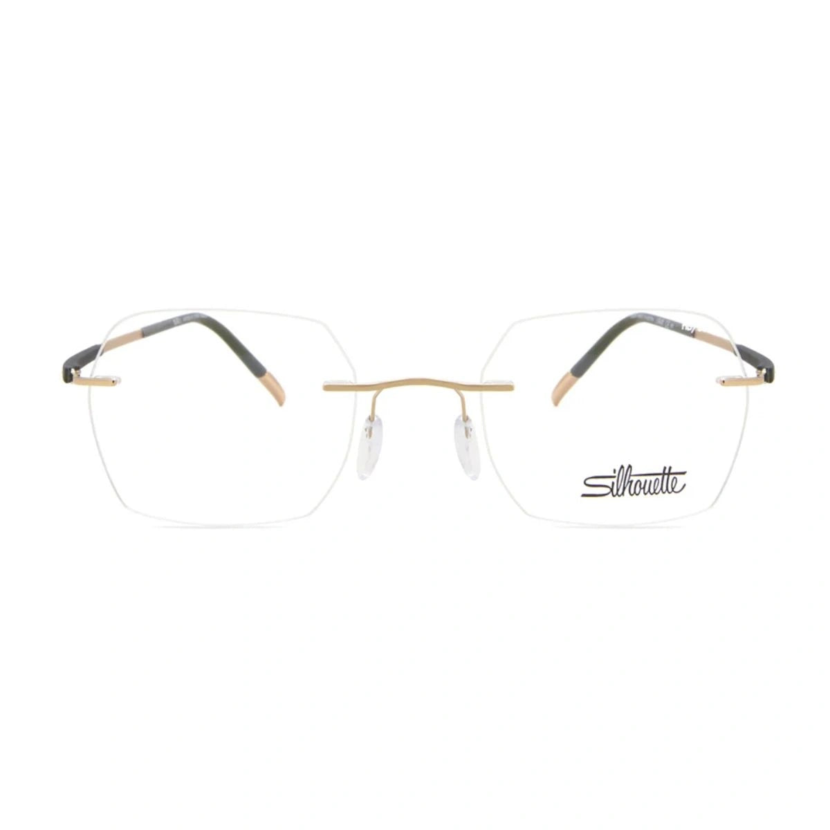 Original Silhouette 5540 LC 7830 rimless rectangle titanium eyeglasses