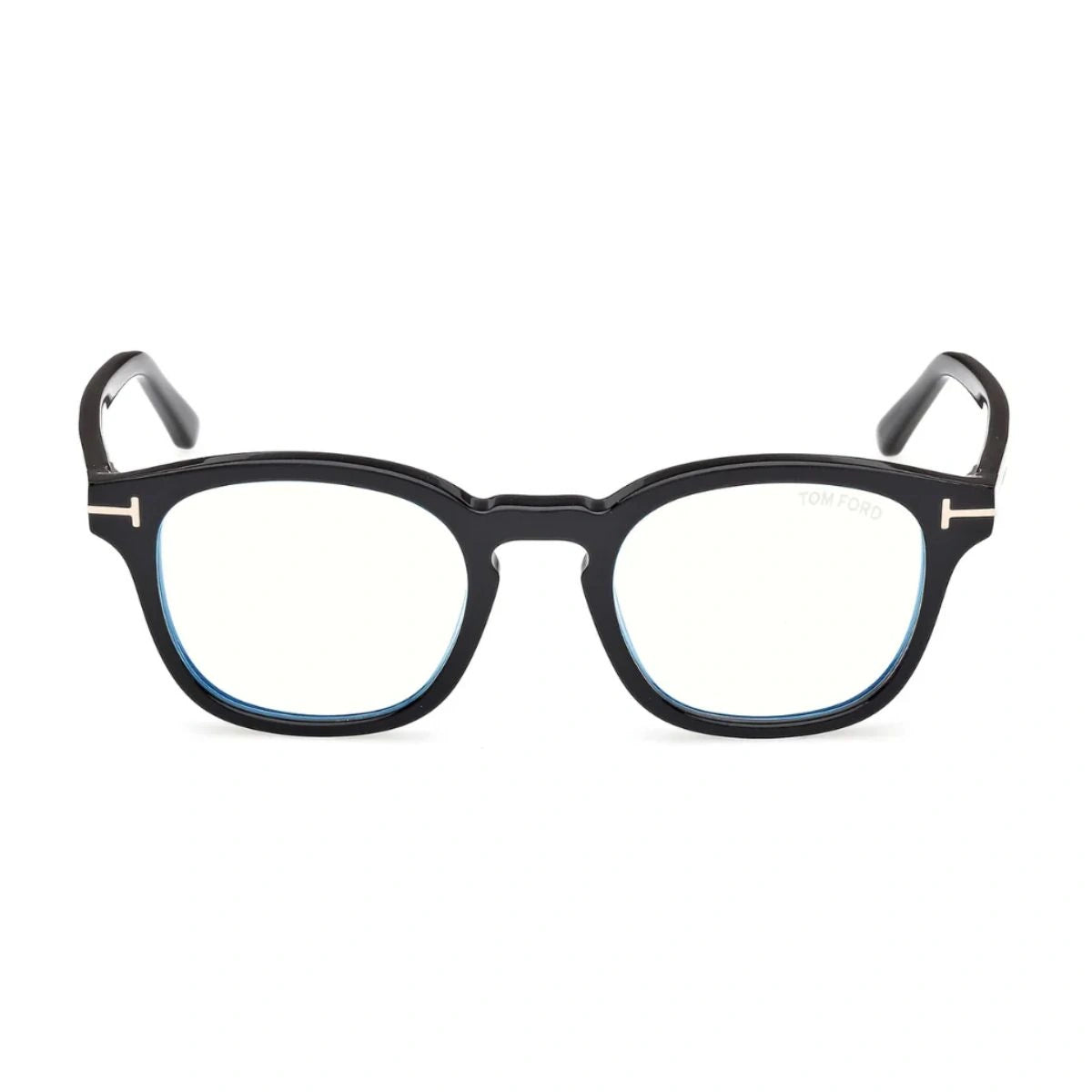 Premium Tom Ford TF5532-B black polarized clip-on designer eyewear