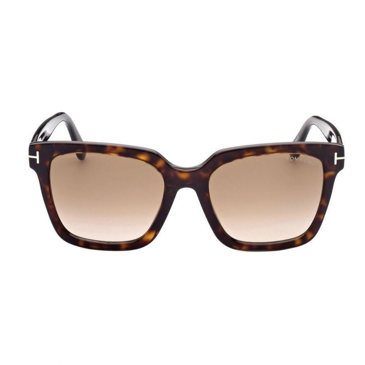 TOM FORD Selby TF952 52H Havana polarized luxury square sunglasses
