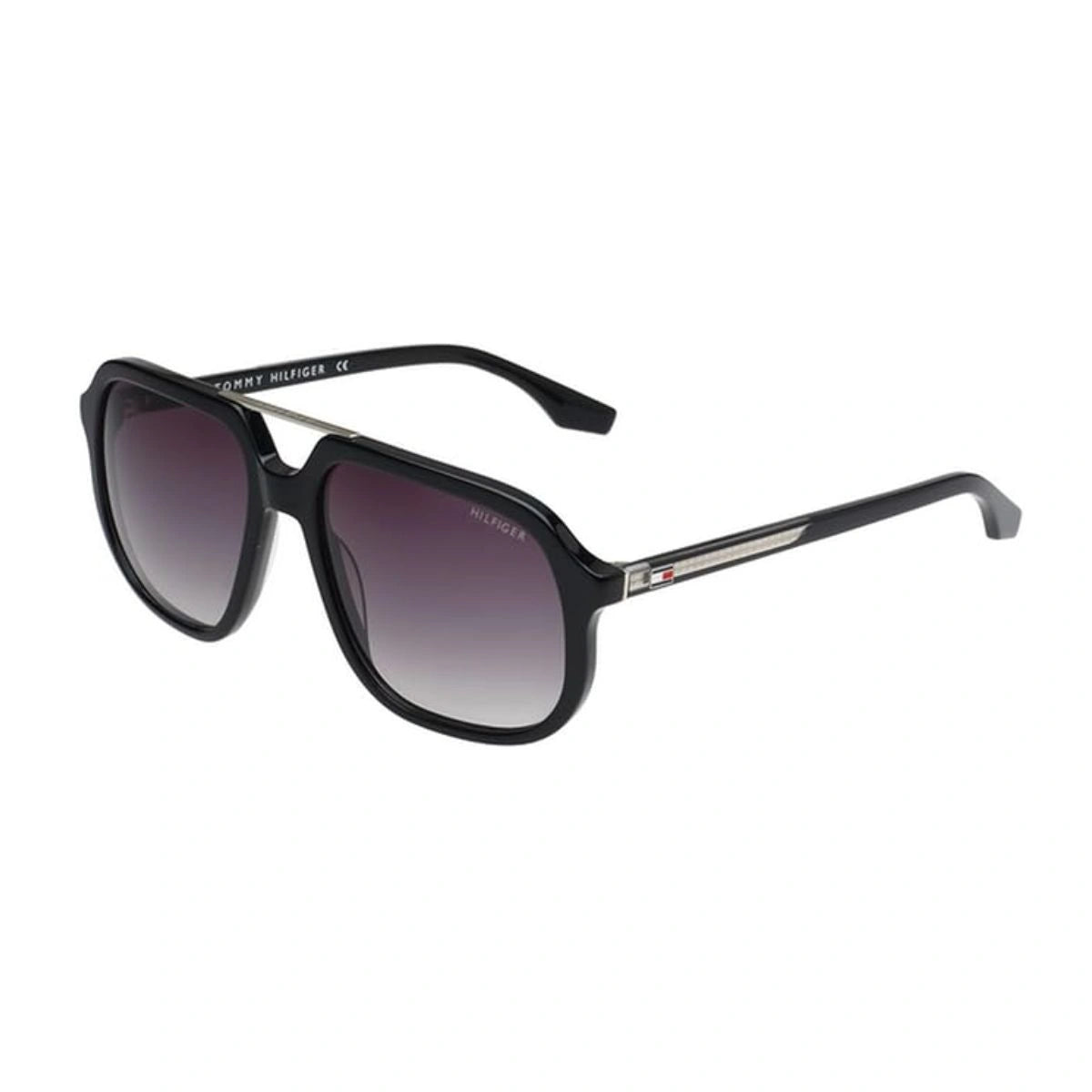 Authentic Tommy Hilfiger TH2653 C3 designer black aviator goggles with UV protection