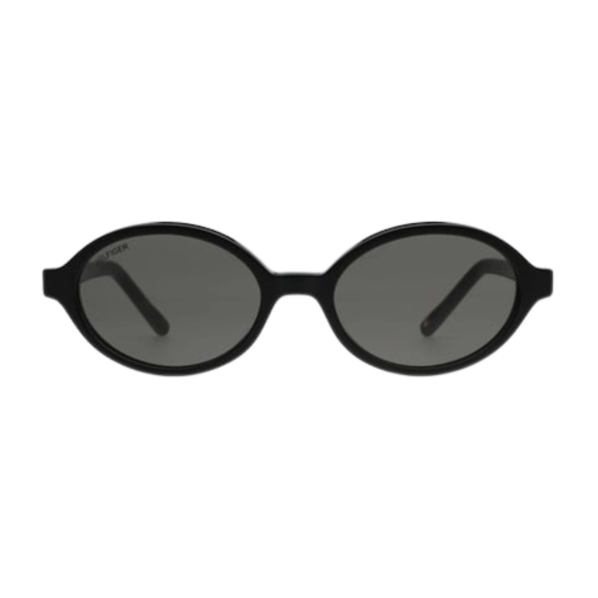 Tommy Hilfiger TH7220 C4 premium black oval sunglasses with dark grey UV protection lenses