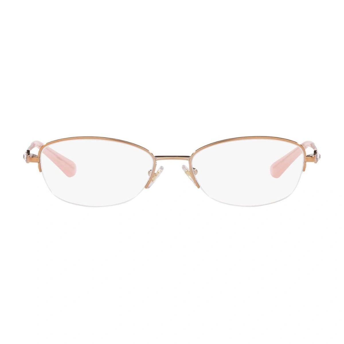 Vogue VO 3955-BI 5075 rose gold half-rim eyeglasses for women at Optorium