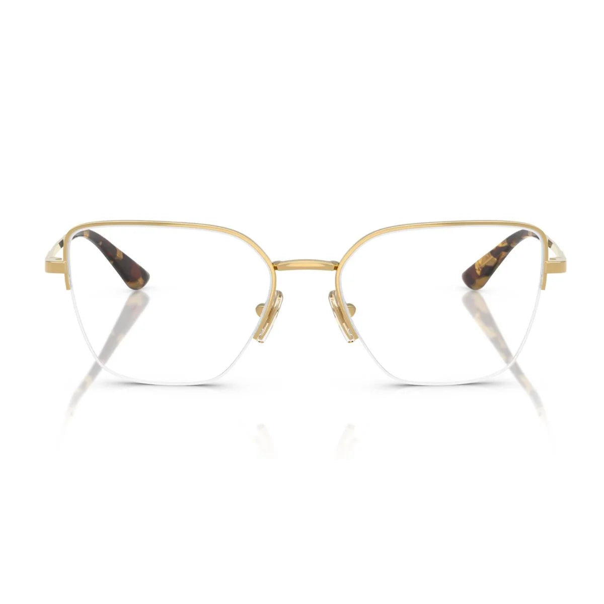 VOGUE VO4331 280 gold butterfly eyeglasses with semi-rimless metal frame