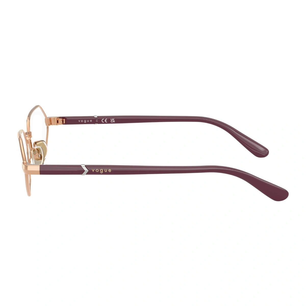 Vogue women prescription glasses VO 4350 5152 rose gold designer frame at Optorium
