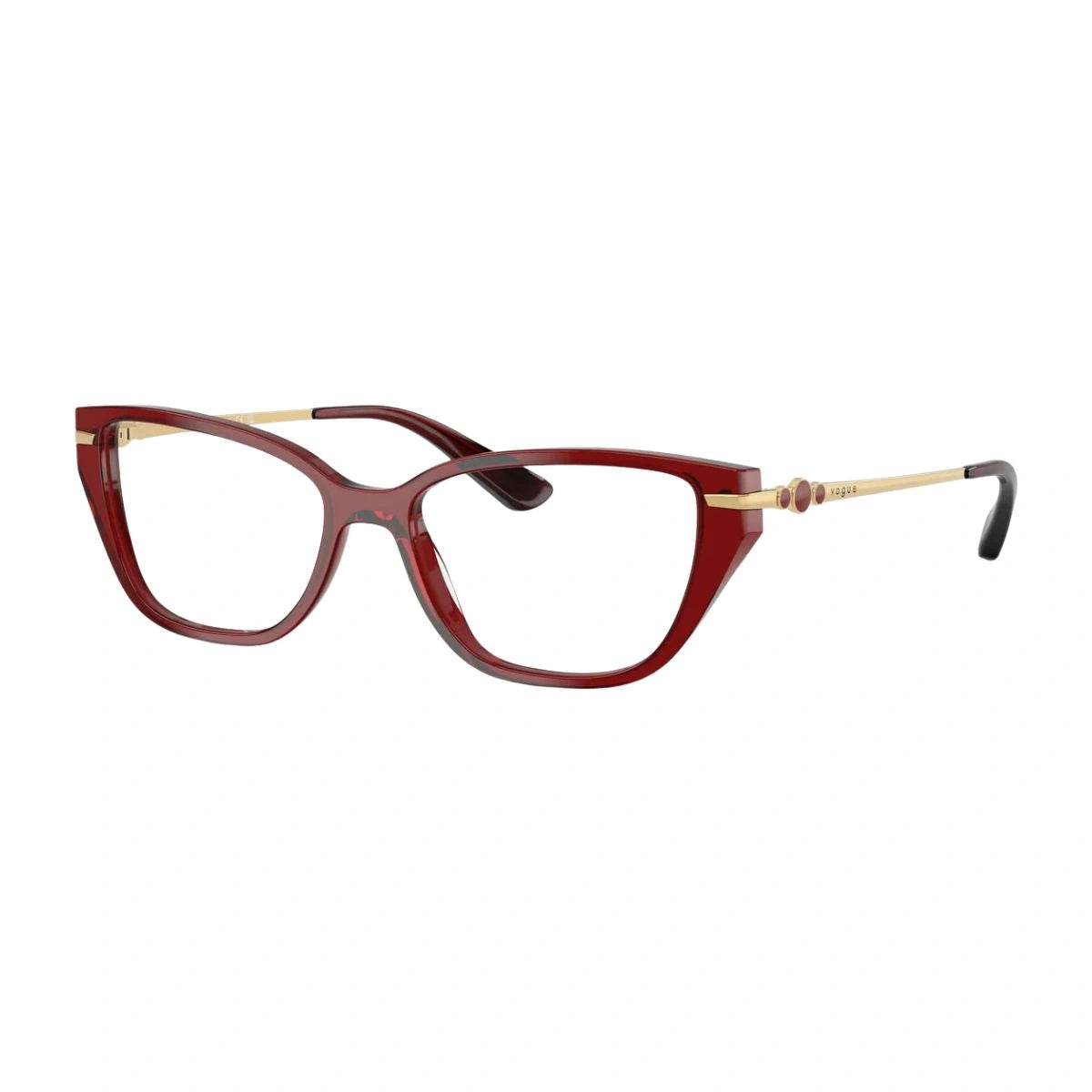 Vogue maroon full-frame prescription glasses VO 5714-I 3299 at Optorium