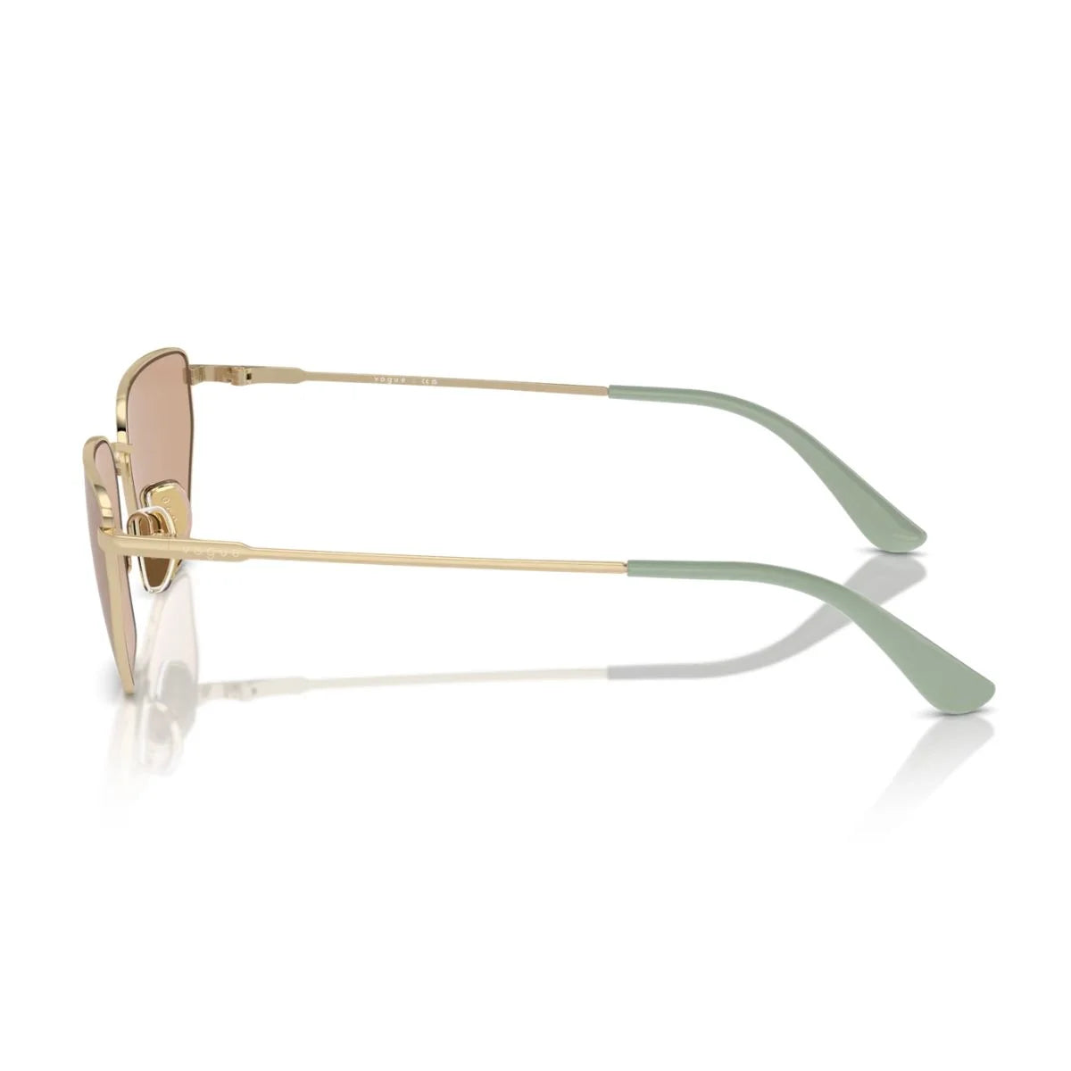 Stylish Vogue VO4316S 848/3 full-rim sunglasses with pale gold temples