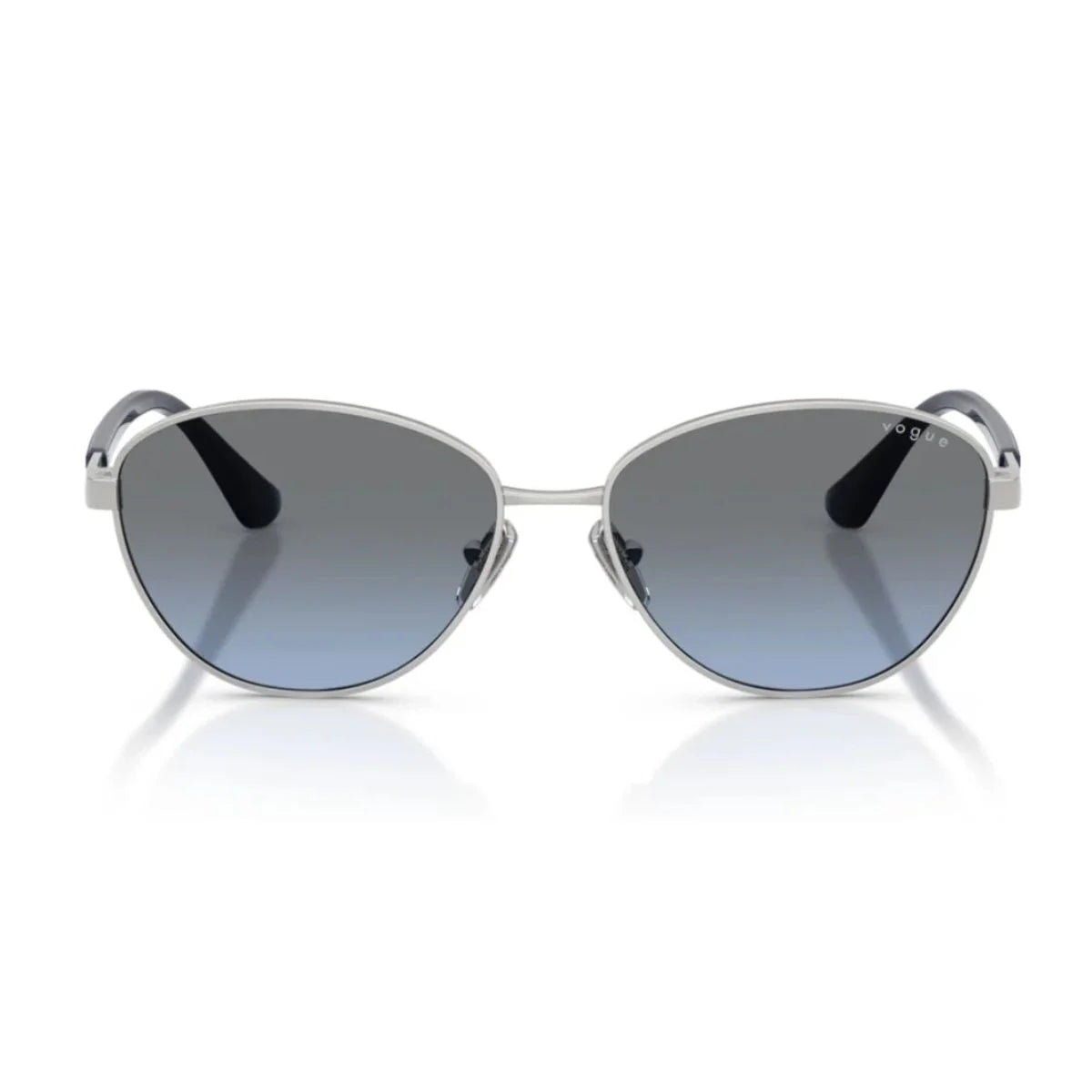 Featuring Vogue VO4360-SI 323/8F women’s sunglasses with blue-grey lenses
