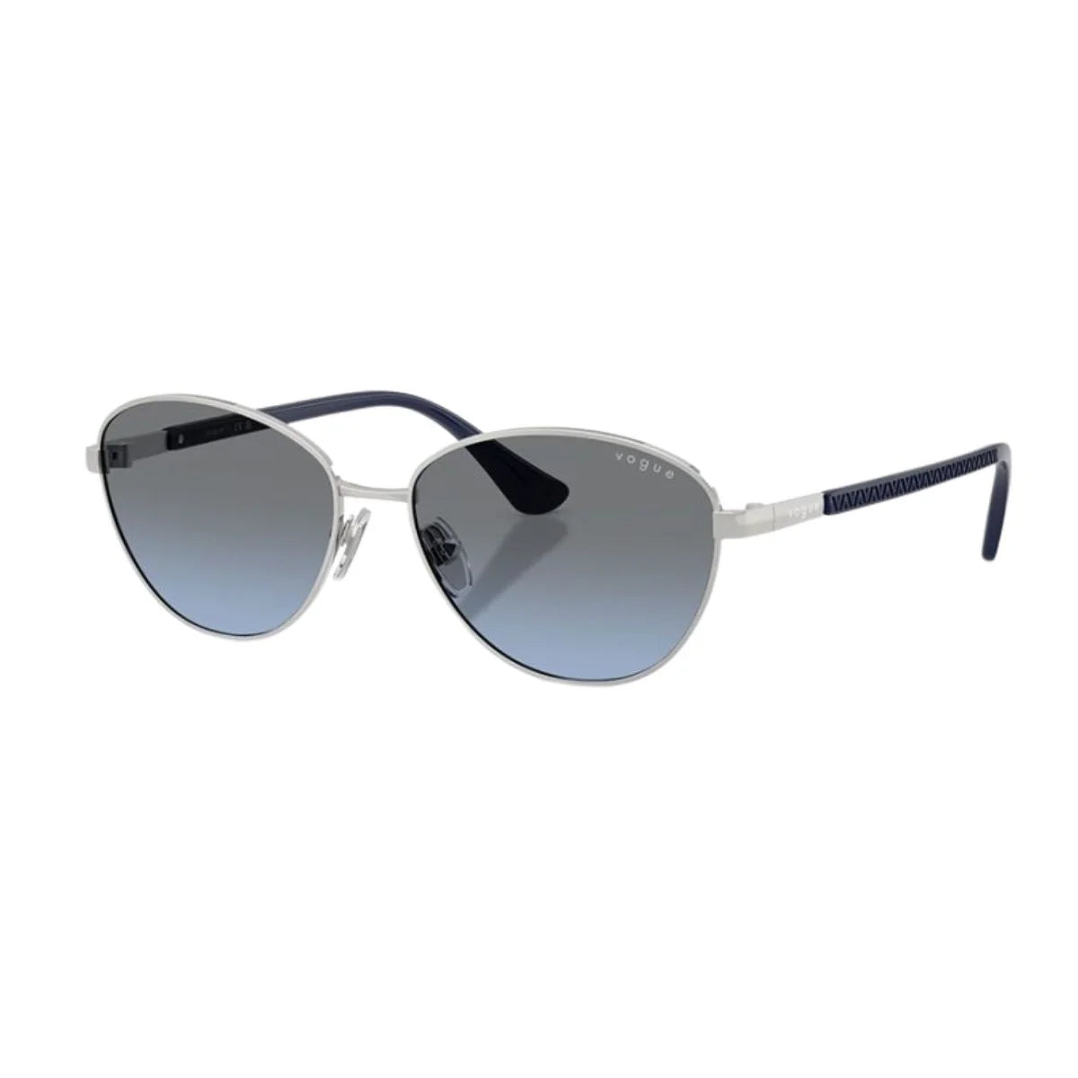Stylish Vogue VO4360-SI 323/8F butterfly eyewear with silver frame