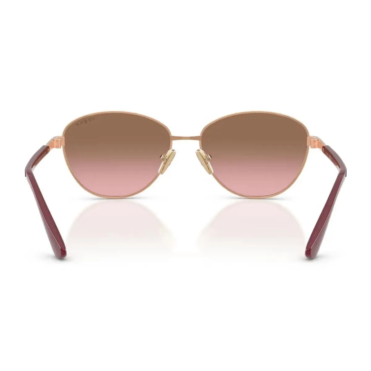 Vogue butterfly shape shades VO 4360-SI 515214 with white temple logo at Optorium India
