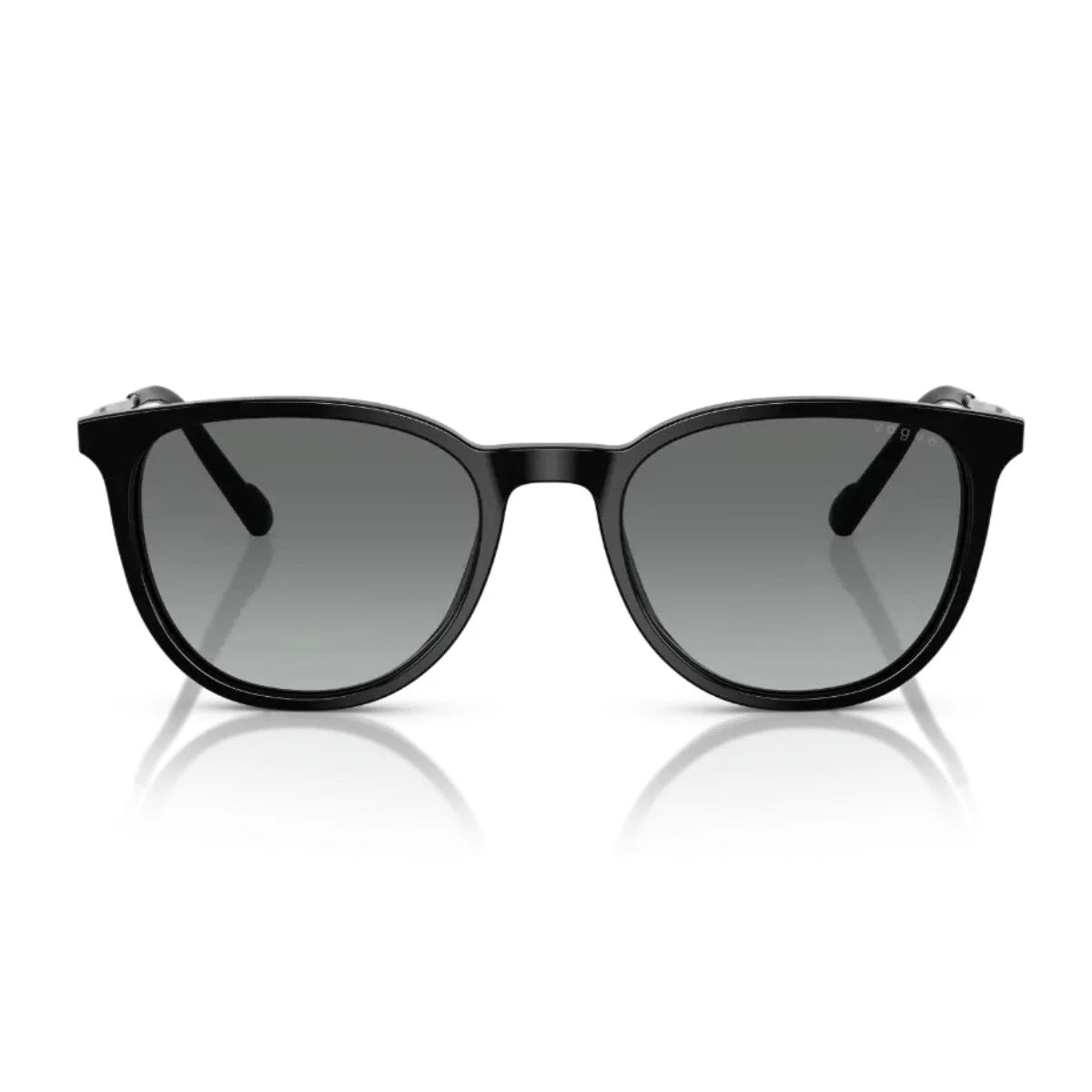 Vogue VO 5594-SI W44/11 black cat-eye sunglasses with grey gradient lenses