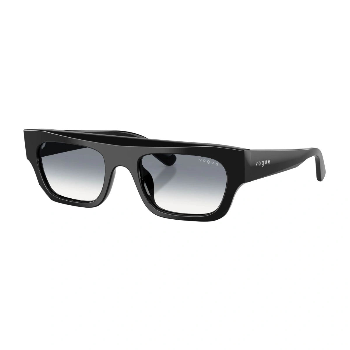 Vogue black colour rectangle shades for women stylish eyewear VO 5694-SU W44/79 at Optorium