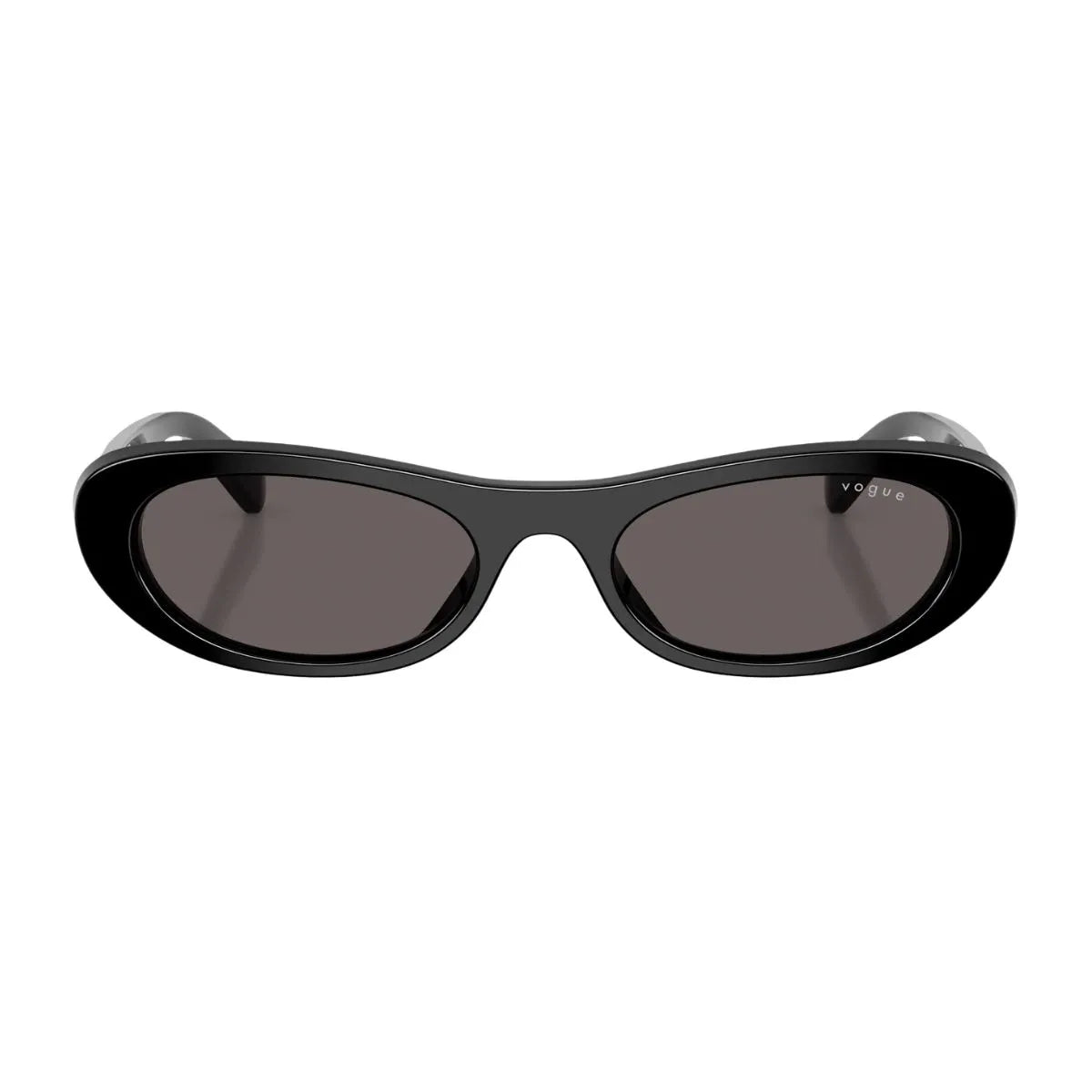 Vogue VO 5695-SU W44/87 black oval sunglasses for women at Optorium