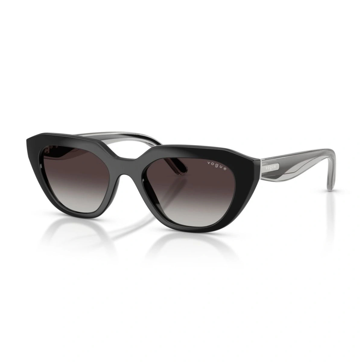 Discover Vogue VO5711-S designer cat eye sunglasses with grey gradient lenses