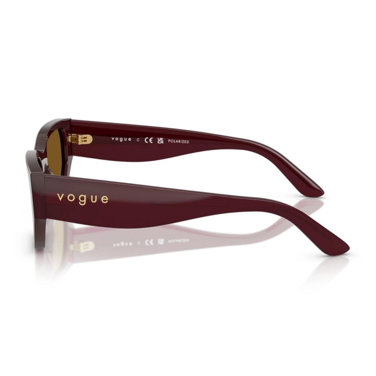 Premium VOGUE 328483 cat-eye shades with brown scratch-resistant lenses