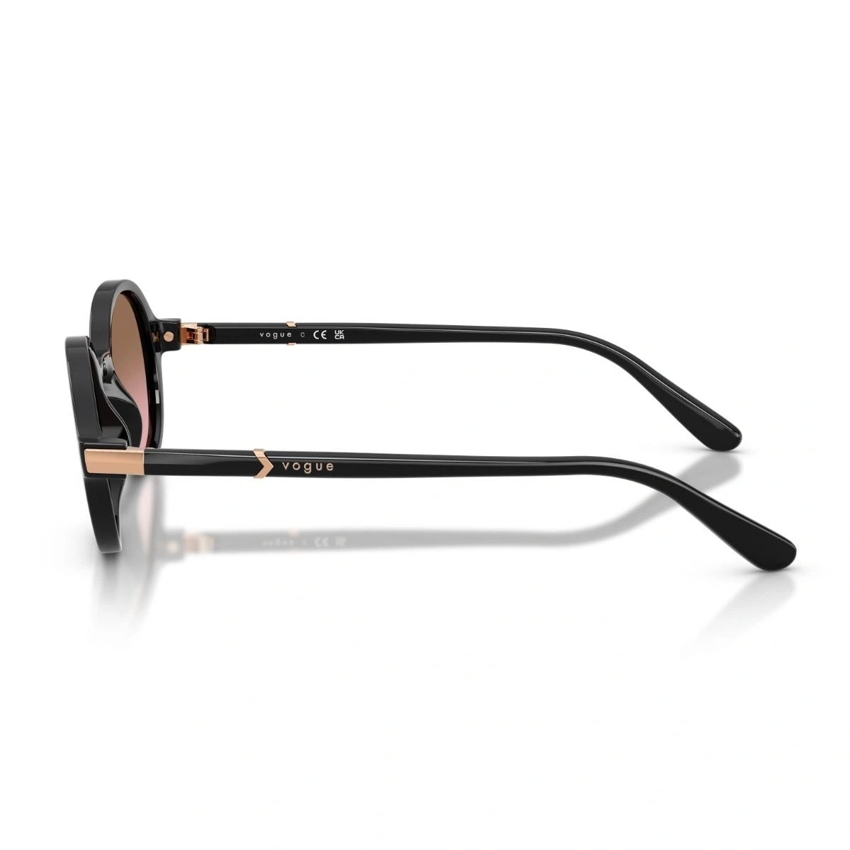 Premium VOGUE VO5692S round sunglasses with gradient lenses