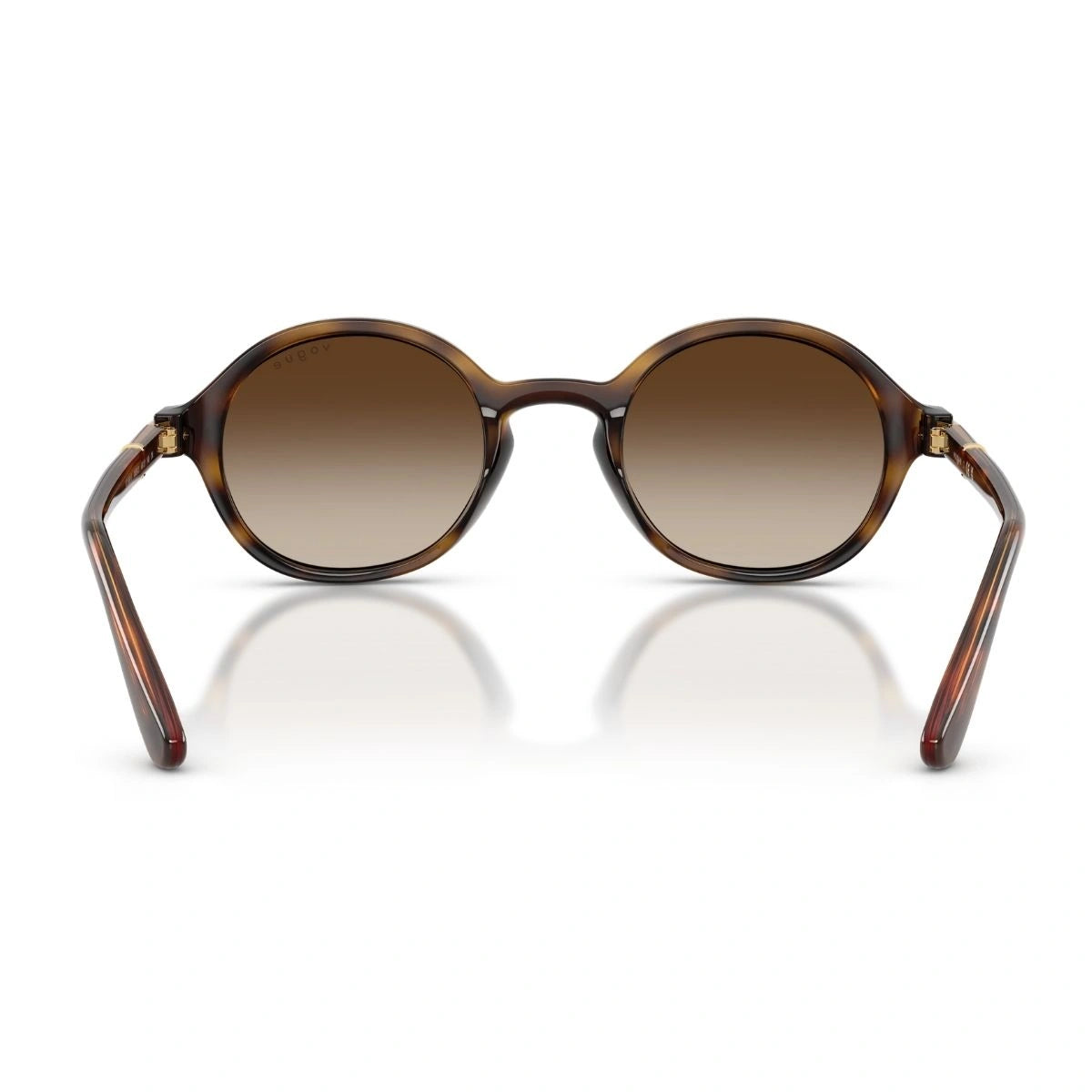 Highlight VOGUE VO5692S gold-tone temple details and branding 