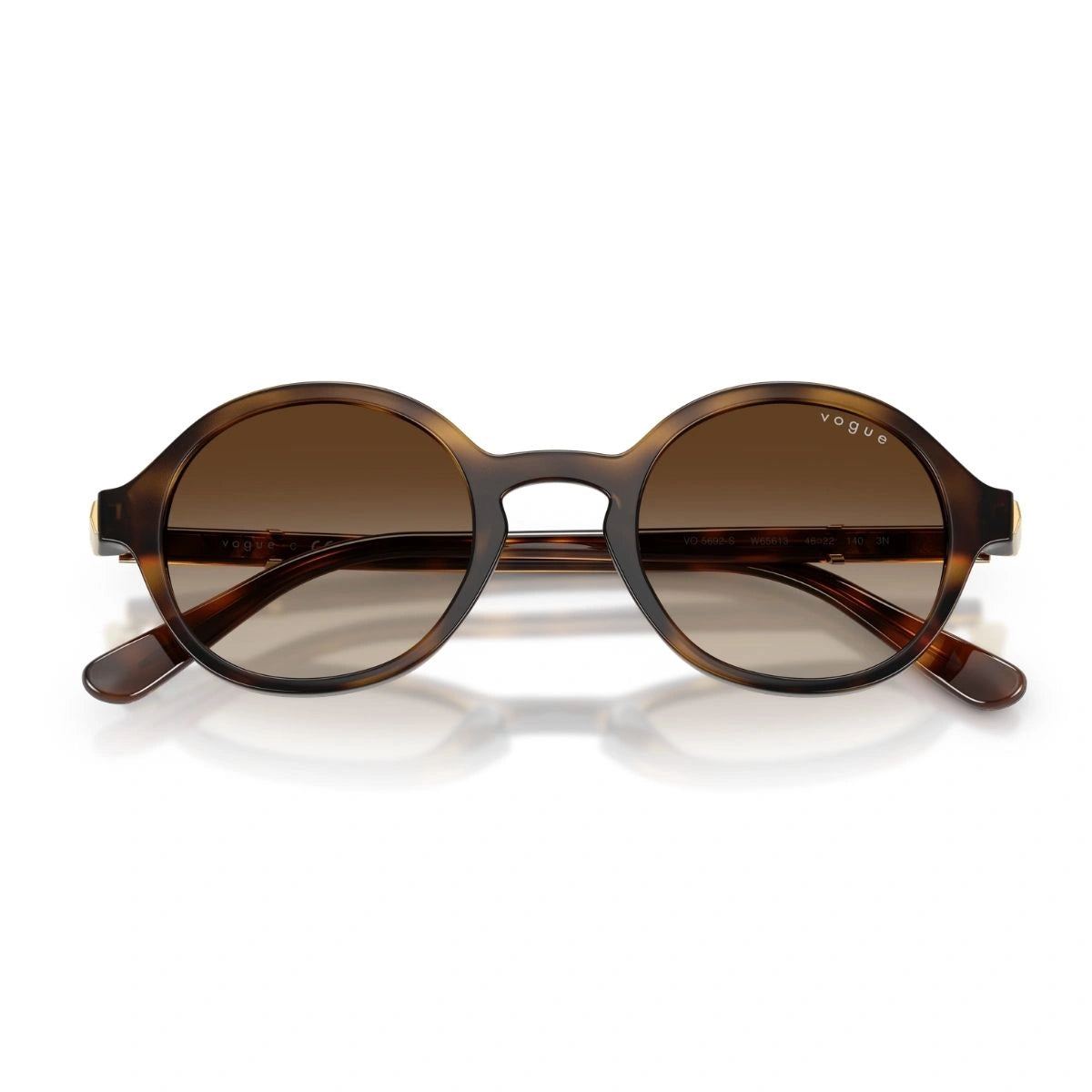 Elegant VOGUE W65613 Dark Havana luxury sunglasses for women