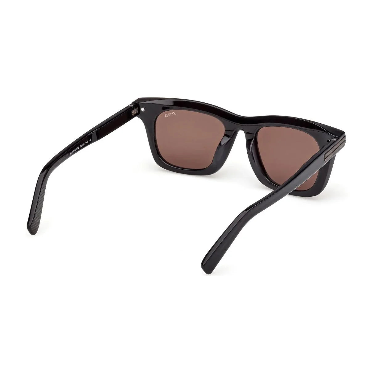 Authentic ZEGNA EZ0270 20E square eyewear with grey acetate frame